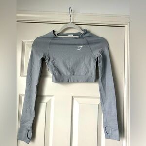 Gymshark Cropped Vital Seamless Long Sleeve Top
